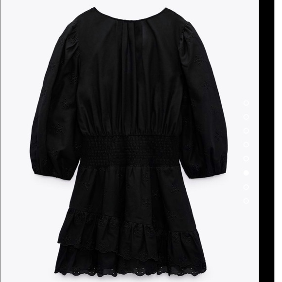 ZARA eyelet ruffled dress - Picture 9 of 13